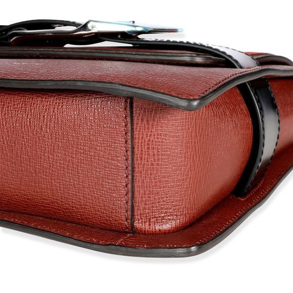 Proenza Schouler Russet Calfskin & Suede Buckle Trapeze Bag - Picture 7 of 7